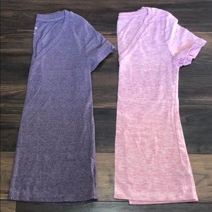 Purple/Pink v-neck bundle